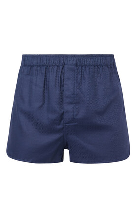 Lombard Cotton-Jacquard Boxer Shorts